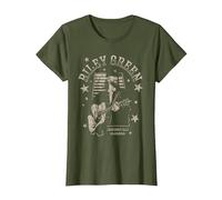 Riley Green Jacksonville Alabama Country Music Artist Camiseta, Mujer, Verde Oliva, L