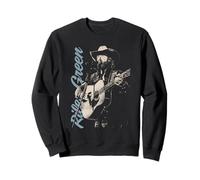 Riley Green Portrait with Acoustic Guitar Country Music Sudadera