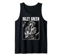 Riley Green Singing Greatest Hits Country Music Art Camiseta sin Mangas