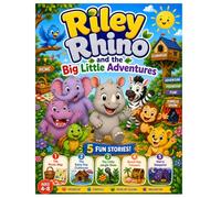 Riley Rhino and the Big Little Adventures: Picnics, Puddles & Stars - A Coloring and Read-Along Story Book for Kids Ages 4-8