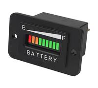 RileyFine Testeur de Batterie de Voiture, Indicateur Tension de Batterie Plomb-acide, Jauge de Charge et de Décharge, Fonction d'alarme, Applicable à la Voiturette de Golf, Tondeuse à Gazon (Lar 48V)