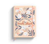 Rileys & Co Cuaderno Floral Nuevo Comienzo para Trabajo y Escuela - 8 x 6 Pulgadas - Cuaderno de Tapa Dura con Páginas Rayadas - 240 Páginas - Cuaderno Compacto para Mujeres y Adolescentes