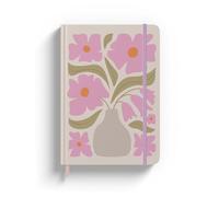Rileys & Co Cuaderno Floral Peculiar para Trabajo y Escuela - 8 x 6 Pulgadas - Cuaderno de Tapa Dura con Páginas Rayadas - 240 Páginas - Cuaderno Compacto para Mujeres y Adolescentes