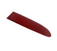 Riloer 1 reflector de parachoques trasero derecho con lente roja, catadioptrico trasero compatible con BMW X3 F25 2011-2014, 63147217315, 63147217316