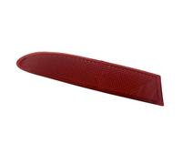 Riloer 1 reflector de parachoques trasero izquierdo con lente roja, catadioptrico trasero compatible con BMW X3 F25 2011-2014, 63147217315, 63147217316