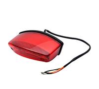 Riloer 1 Uds., luces de freno traseras universales para motocicleta, luz de matrícula trasera, 12V, 21LED, luz de freno trasero para motocicleta