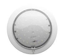 Riloer 12V 9W LED Luz Interior Techo Coche, Blanco Iluminación Ultra Thin Spot Light Redonda Lámpara de Lectura, Universal para Furgonetas Remolques Caravanas Camiones Botas de Coche