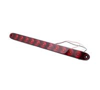 Riloer 12V Rojo Coche LED Tail Light Bar, Impermeable 3 ª luz de freno Señal de giro Luz de marcha Luz de posición trasera, Universal para camiones pesados Remolque RV Camper