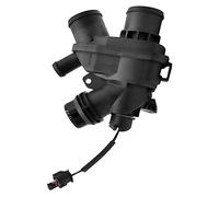 Riloer 1pc LR117568, conjunto de carcasa termostato, conjunto de carcasa termostato motor coche, 2015-2022 Compatible con LRover Compatible con Range Rover Sport 3.0L