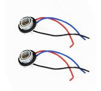 Riloer 2 Uds 1157 Portalámparas BAY15D Portalámparas P21 / 5W Conector de Base Adaptador para Luz de Freno Accesorios de Plástico para Coche