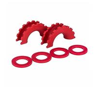 Riloer Aislador de grillete de anillo en D con arandelas, protector de parachoques de grilletes de remolque, para grilletes de 3/4 "o 5/8"