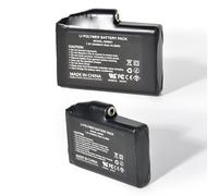 Riloer Batería de Polímero de Litio Recargable, Baterías de 7.4V 2200mAh, Interfaz Hembra de CC de 3.5x1.35MM, Guantes Térmicos, Calcetines Térmicos, Sombreros Térmicos, 2 Pack