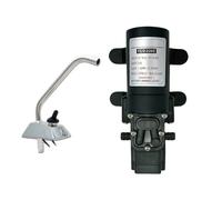 Riloer Bomba de Agua 12V Autocebante Galley Bombas Eléctricas de Alta Presión Spin Faucet/Tap para RV Barco/Caravana Autocaravana