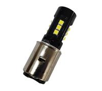 Riloer - Bombilla de Faro de motocicleta 45w h6 / ba20d smd, bombilla de Faro súper brillante, adecuada para scooters eléctricos de motocicleta, plug - and - play, iluminación blanca de 6000k