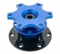 Riloer Buje de Liberación Rápida para Volante de Automóvil Adapt Universal Snap Off Buje para Volante de Carrera/Rally/Motorsport (Azul)