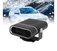 Riloer - CalefaccióN De Coche 12 V, 120 W, Antivaho Y Descongelador con Toma De Encendedor Giratorio De 360 ° Calefactor Para Coche Descongelador Parabrisas