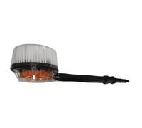 Riloer Cepillo giratorio de lavado de coche, cepillo de limpieza giratorio automático con mango largo, herramienta de lavado de coche de alta presión de fibra para limpiar coches, SUV, camiones