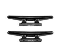 Riloer Cornamusa de nailon de 4 "/6"/8 ", para barcos, canoa, pontón, yate, kayak, muelles, abrazadera de cuerda, 2 uds.