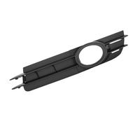 Riloer Cubierta de rejilla de luz antiniebla para parachoques de coche, cubierta de parrilla de parachoques de luz antiniebla delantera, cubiertas de luz antiniebla negras compatibles con Audi A6