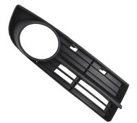 Riloer Cubierta de rejilla de luz antiniebla para parachoques de coche, par de luces antiniebla delanteras de coche, cubierta de rejilla de malla compatible con Volkswagen Touran, negro mate derecho