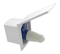 Riloer Enchufe de entrada de conexión externa de 220 V-240 V 16 A, enchufe impermeable para remolque, caravana, camión, coche, caravana, autocaravana