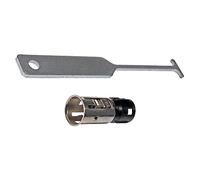 Riloer Enchufe de luz con herramienta de extracción,Base de encendedor de cigarrillos