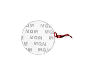 Riloer Etiqueta Engomada de la Insignia de la Luz del Coche, Etiqueta Engomada de la Lámpara del Emblema de la Insignia de 82mm LED para el Vehículo Automóvil, Blanco