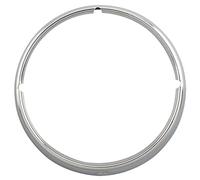 Riloer Juego de faros de motos negros cromados para la bombilla de lámpara de 17.8 cm anillo de faros para Harley Davidson Touring Road King Electra Glide Street
