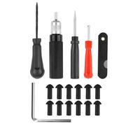 Riloer Juego de Herramientas de Reparación de Neumáticos de Motocicleta, Juego de Reparación de Ruedas de Neumáticos, Boquilla de Sonda de Enchufe de Seta,kit antipinchazos moto