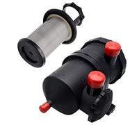 Riloer Lata de Captura de Aceite Filtro de Acero Inoxidable Universal Provent Tank 200 Filtro de Repuesto Turbo Diesel Lata de Captura de Aceite con Deflectores Compactos 4WD Turbo Charge Diesel