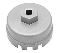 Riloer Llave universal de extracción de filtro de aceite de coche de 36 mm Compatible con Toyota Prius Corolla Rav4 Lexus (Plata)