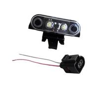 Riloer Luz de baliza intermitente, luz de techo de coche con conector, luz de techo exterior de coche, luces de holgura superior compatibles con Volvo FH FM FH12 FH16 FM12, cubierta transparente
