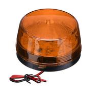 Riloer Luz emergencia balizas coche LED, Rotativo Tractor, Luz de advertencia lámpara de luz estroboscópica intermitente de 12 V para reparación de carreteras de remolques de automóviles,naranja