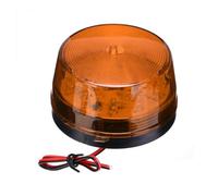 Riloer Luz emergencia balizas coche LED, Rotativo Tractor, Luz de advertencia lámpara de luz estroboscópica intermitente de 12 V para reparación de carreteras de remolques de automóviles,naranja