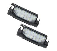 Riloer Luz LED para matrícula, 2 unidades, luz trasera para matrícula sin errores, kit de luces traseras LED xenón blancas 18 SMD a prueba de agua, compatible con Mazda 6 GH 2007-2012 RX-8 2004-2012