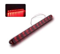 Riloer Luz trasera, Luz de freno trasero Luz trasera 12V 6 Funciones 11LED lámpara impermeable Trailer Caravana Camión y remolques compatibles con luces traseras de 15,4 x 1,3 pulgadas