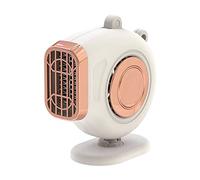 Riloer Mini calentador de coche de 12v y 150W tilador del encendedor de cigarrillos Portátil 12V Calentamiento Rápido 90 ° a 360 ° Ajustable Descongelador del Parabrisas con Purificador de Aire