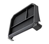 Riloer Organizador de consola central para salpicadero detrás de la pantalla, compatible con Toyota Tacoma 2024-2026 4Runner 2025-2026, multicompartimento