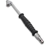Riloer PCL Herramientas de válvula de neumático PCL Válvula de mandril de doble cabeza, inflador de aire de neumáticos, doble sujeción, estilo de extremo abierto para coche y motocicleta