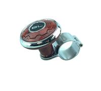 Riloer Perilla del volante del automóvil, perilla giratoria del volante del automóvil, bola de recordatorio de mango eléctrico, Color caoba