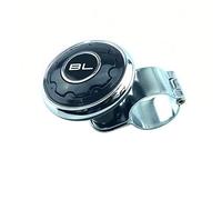 Riloer Perilla del volante del automóvil, perilla giratoria del volante del automóvil, bola de recordatorio de mango eléctrico, negro