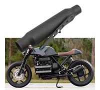 Riloer Silenciador de escape para motocicleta de 38 mm/1,50 pulgadas para tubo universal, tubos de escape para motocicleta, adaptador de tubo de escape para motocicleta y acero inoxidable para H-arley