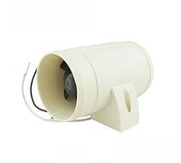 Riloer Soplador de aire en línea de 12 V con ventilador compacto de tubo de entrada de 75 MM/3 "para ventilación de cabina marina de galera de motor de sentina de barco