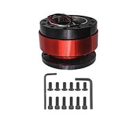 Riloer UniVe-rs&al - Volante de liberación rápida con 6 agujeros a presión para carrera/rally/automovilismo