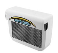 Riloer Ventilador solar del coche, aire acondicionado del refrigerador del aire del escape del poder, ventilador de enfriamiento portátil blanco con energía solar