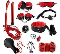 RILOOP Đìldø 12Pcs Set Juguetes Erótîcôṡ para Parejas Pack Hombres Juegôs Bǒǹdâgê Kît Ṣȅxô Pareja Placer Mujeres Tobillo B`D`S`M Juguetes Êróticôs para Adultôs Aprovechar Ropa