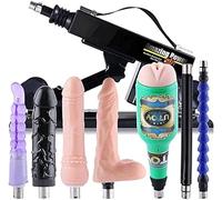 RILOOP Đìldø Đildò Ŝexhine con Đildò, Maquina Śexừal para Mujer con 7 Accesorios Màstūrbačion Hombre, Automático Telescópico Fúckīng Maschine, Maquina de Ŝexø Juĝuèteś Pareja,