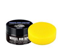 RIM Cleaner-80g Pasta de pulido de ruedas de automóvil con agentes de limpieza de llantas de esponja | ATO AUTO-FELGEN-RESTAURATOR AUTO GLOSS CARE | Agentes de limpieza de ciclo de ciclo ideal para el