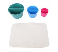 Rim Cone Pottery Tool 3 Sizes | Ceramic Shaper Fixes Rims Quick | 10Pcs Suede Fabric Glaze Bottle Mouths/Flowerpots/Handmade
