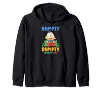 Rimas de guardería para niños o Humpty Dumpty Sentado en una Pared Sudadera con Capucha